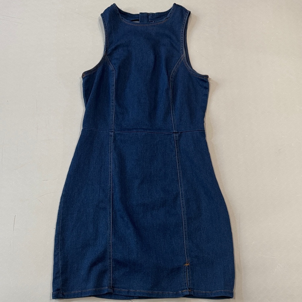 Tinseltown Dark Blue Denim Dress
